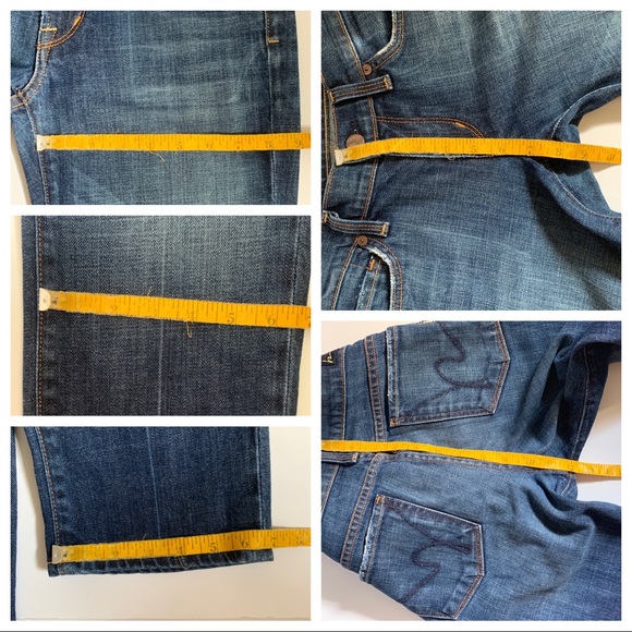 CITIZENS OF HUMANITY Kelly Low Waist Cropped Stretch Dark Wash Jeans 26 Vintage - Picture 7 of 8